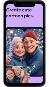 remini ai cartoon filter preview