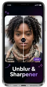 remini unblur sharpener face preview